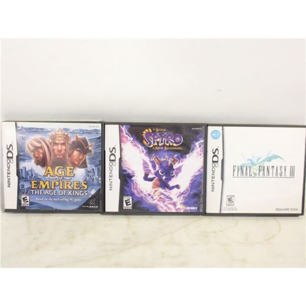 NINTENDO DS GAMES: FINAL FANTASY 3, AGE OF
