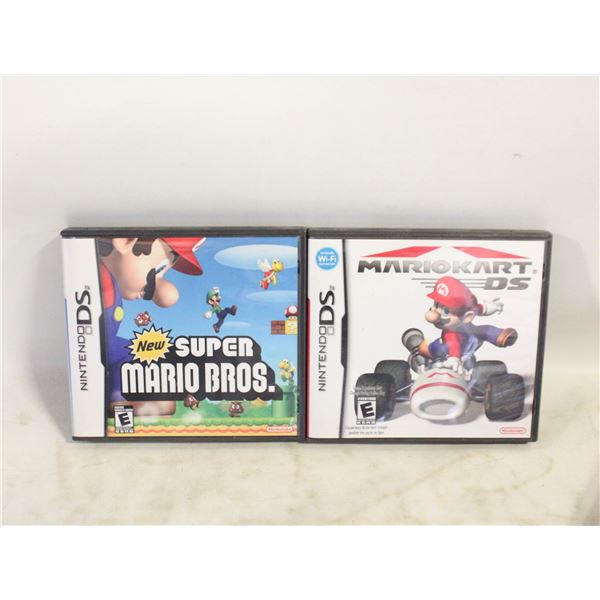 NINTENDO DS GAMES: SUPER MARIO, MARIO CART
