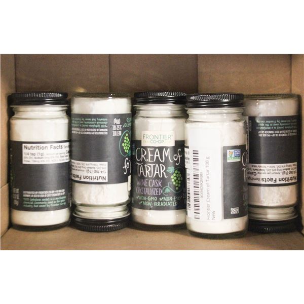 LOT OF 5 FRONTIER CREAM OF TARTAR