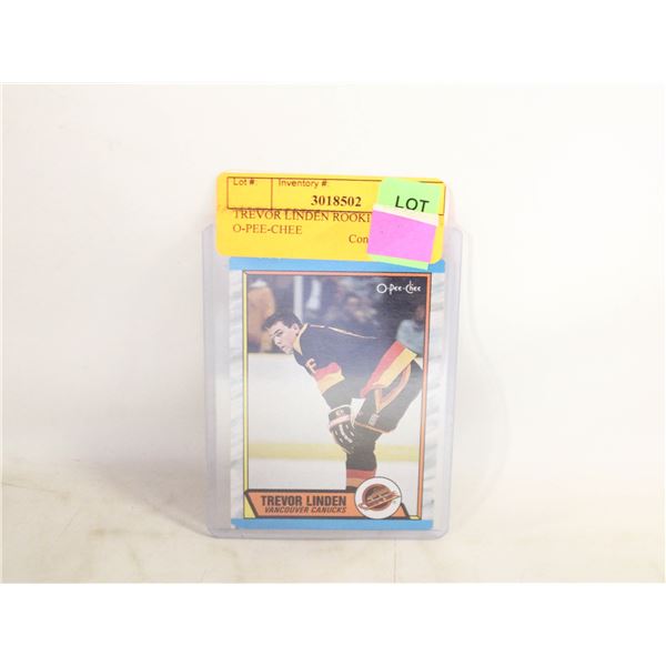 TREVOR LINDEN ROOKIE 1988-89 O-PEE-CHEE
