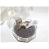 Image 1 : SZ. 6 GP. ROUND CRYSTAL KNOT RING