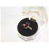 Image 1 : SZ. 8 SP. MARQUISE CUT GARNET COLOR CZ RING