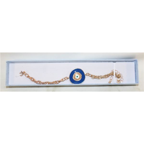 NEW TURKISH NAZAR GLASS EVIL EYED LUCKY BRACELET
