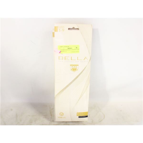 3X NEW VOXX BELLA INSOLES FOR WOMEN 3-9