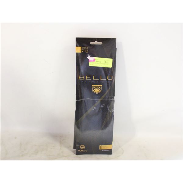 3X NEW VOXX BELLO INSOLES FOR MEN 7-12