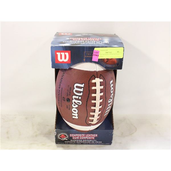 NEW CFL WILSON OFFICIAL SIZE FOOTBALL