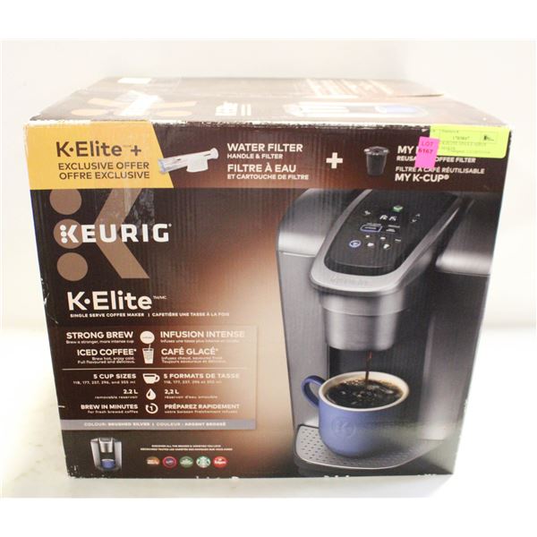 KEURIG K-ELITE SINGLE SERVE COFFEE MAKER