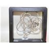 Image 1 : NEW STAINLESS STEEL NECKLACE WITH SPARKLING