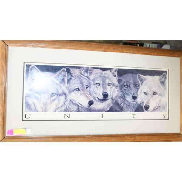 UNITY WALL WOLF ART