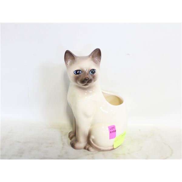 SIAMESE CAT PLANTER 8" HEIGHT