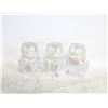 Image 1 : 3 PRINCESS HOUSE CRYSTAL OWLS 3.5"