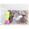 Image 1 : 2.5 POUNDS WEIGHT OF ESTATE WORLD COINS IN BAG