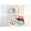 Image 1 : ESTATE JEWELRY BOX FULL OF JEWELRY