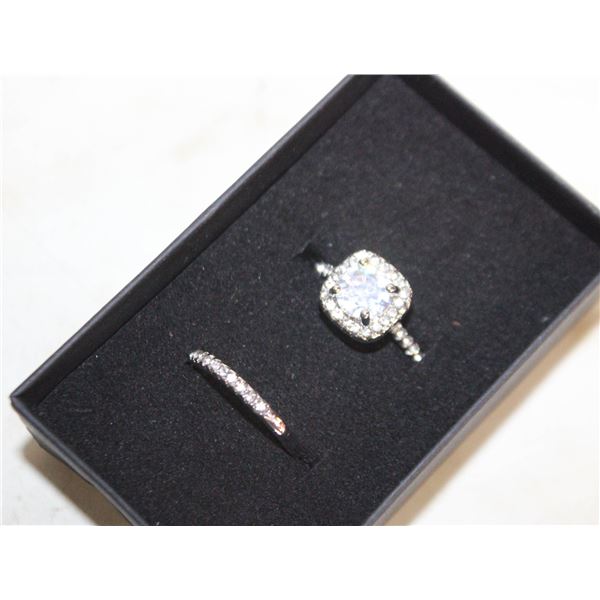 NEW 2PCS/SET RING SET SZ7