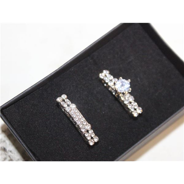 NEW 2PCS/SET RING SET SZ8