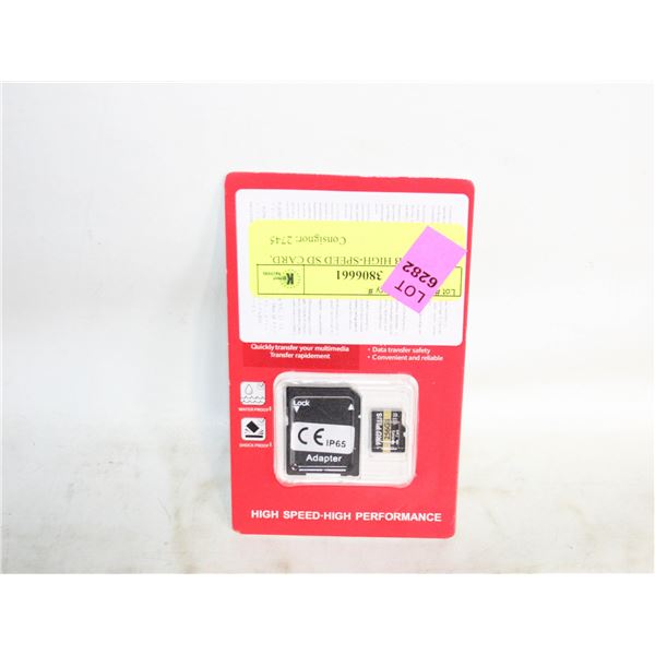 NEW 256GB HIGH-SPEED SD CARD,