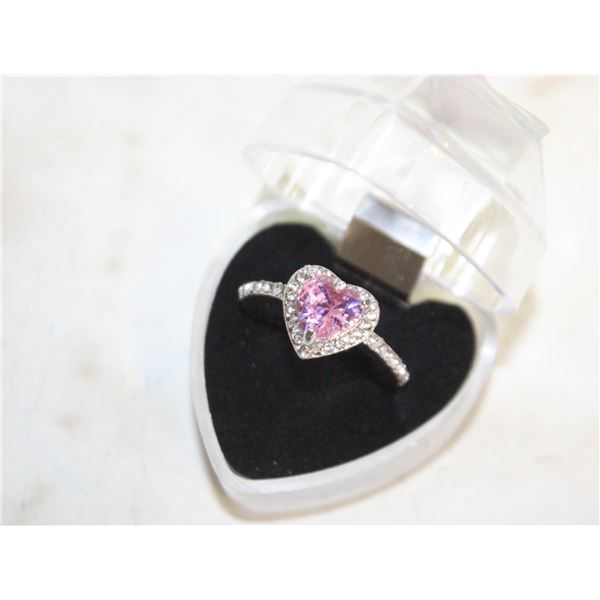 NEW HEART SHAPE RING SZ8