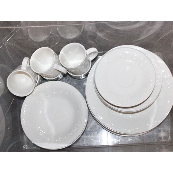 30PCS-6 PLACE SETTINGS GIBSON FRUIT PATTERN