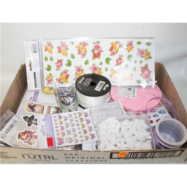 A BOX OF 100’S OF STICKERS & MORE