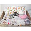 Image 1 : A BOX OF 100’S OF STICKERS & MORE