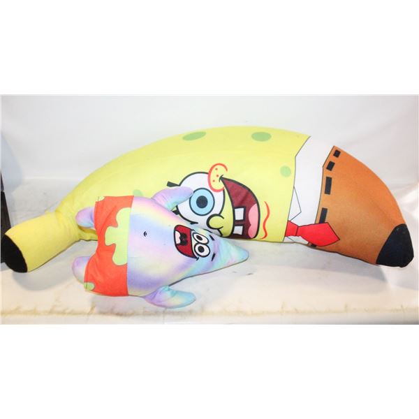 NICKELODEON SPONGEBOB PLUSHIES (2)