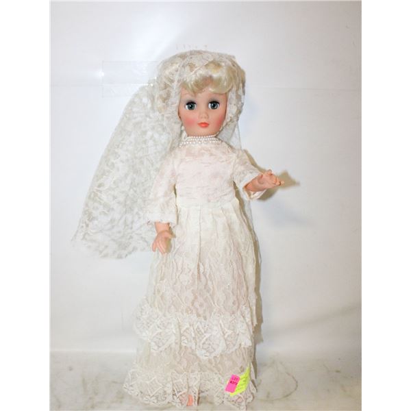 VINTAGE 1960'S WEDDING DAY BRIDE DOLL