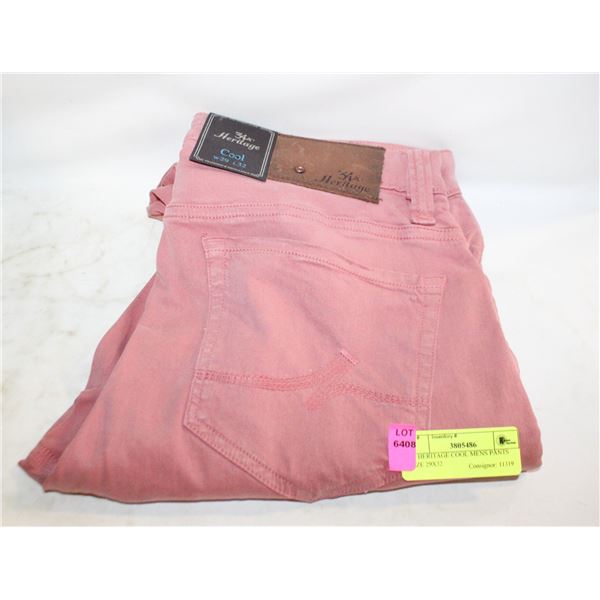 34 HERITAGE COOL MENS PANTS SIZE 29X32