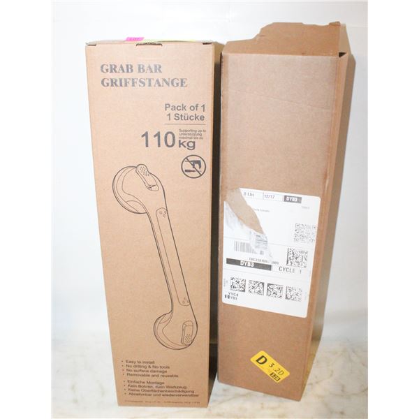 2 UNUSED BATH TUB GRAB BARS