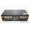 Image 1 : VINTAGE FISHER DOUBLE CASSETTE DECK
