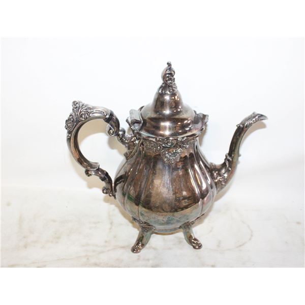 BAROQUE BY WALLACE SILVER PLATE TEA POT