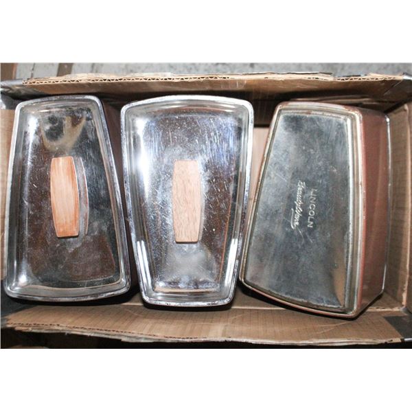 4PC MCM TIN CANISTER SET LINCOLN BEAUTYWARE