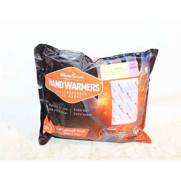 WARM SPARK 12 HR HAND WARMERS- 10 PR NEW