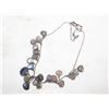 Image 1 : STERLING NECKLACE W/ LABRADORITE CRYSTALS