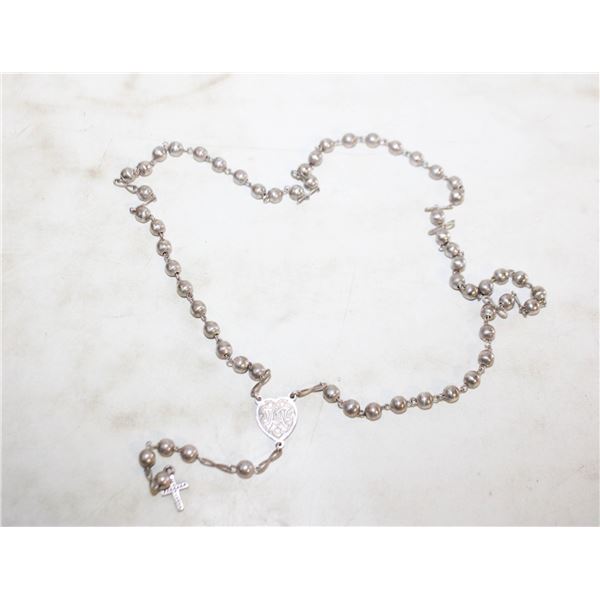 STERLING ROSARY