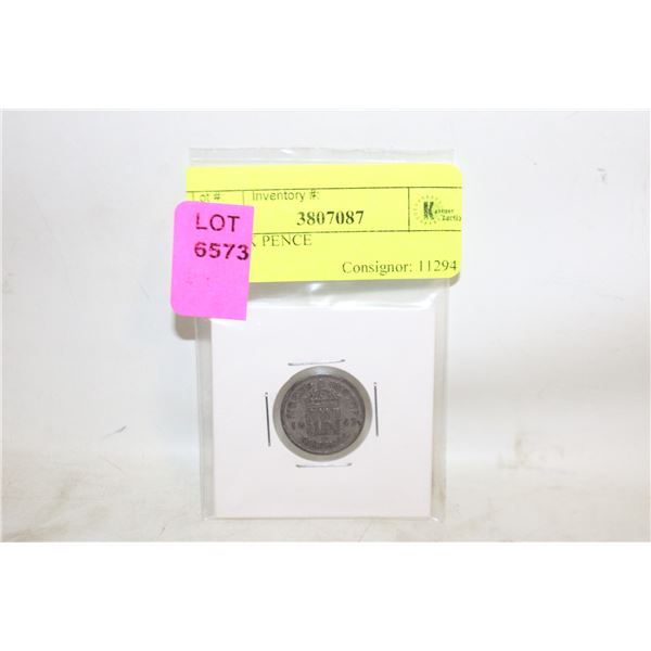 1942 SIX PENCE