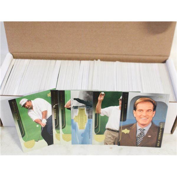BOX ALL MENS GULF UPPERDECK APPROX 525 CARDS