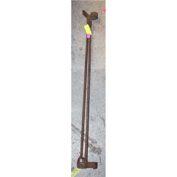 ANTIQUE BRANDING IRONS-ESTATE