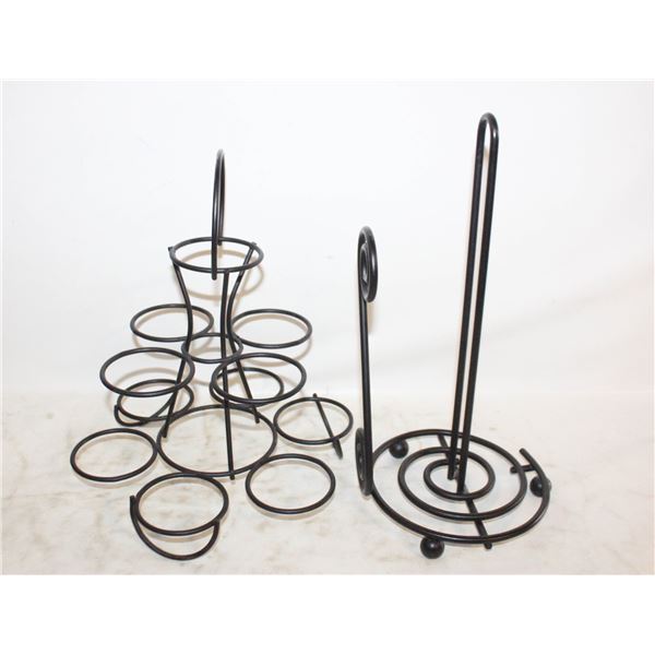 METAL KITCHEN ORGANIZING STANDS (2)