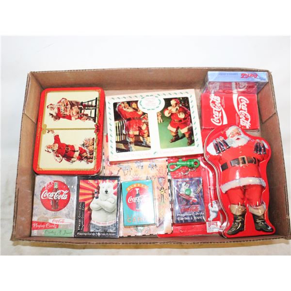 FLAT OF COCA-COLA PLAYING CARDS MOST ARE