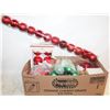 Image 1 : CHRISTMAS ORNAMENTS- BOX LOT ASSORTED