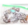 Image 1 : ESTATE RINGS IN BAG ALL TOGETHER-ESTATE