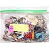 Image 1 : ESTATE JEWELRY BAG FULL FOR CRAFTING OR