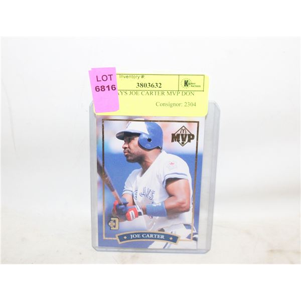 BLUEJAYS JOE CARTER MVP DON RUSS