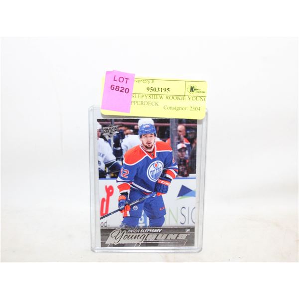 ANTON SLEPYSHEW ROOKIE YOUNG GUNS UPPERDECK