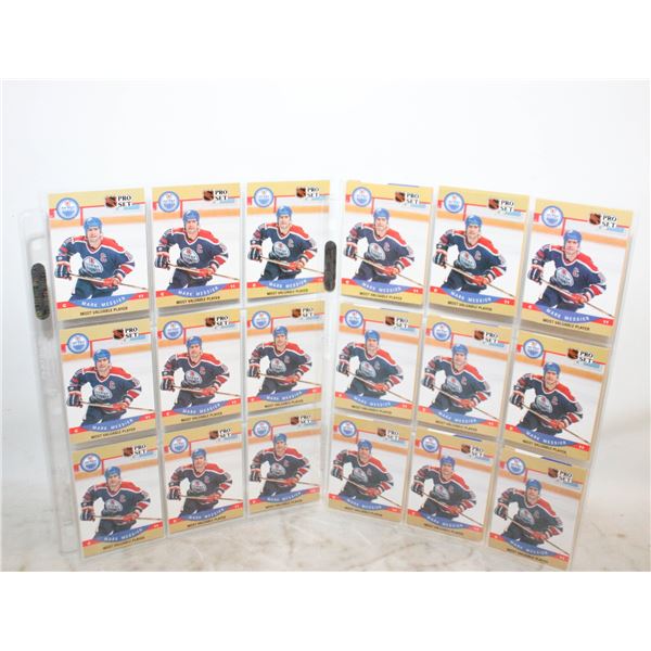 3 SHEETS MARK MESSIER / PRO SET