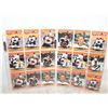 Image 1 : 1990 ALL STAR TEAM HOCKEY CARDS 2 SHEETS