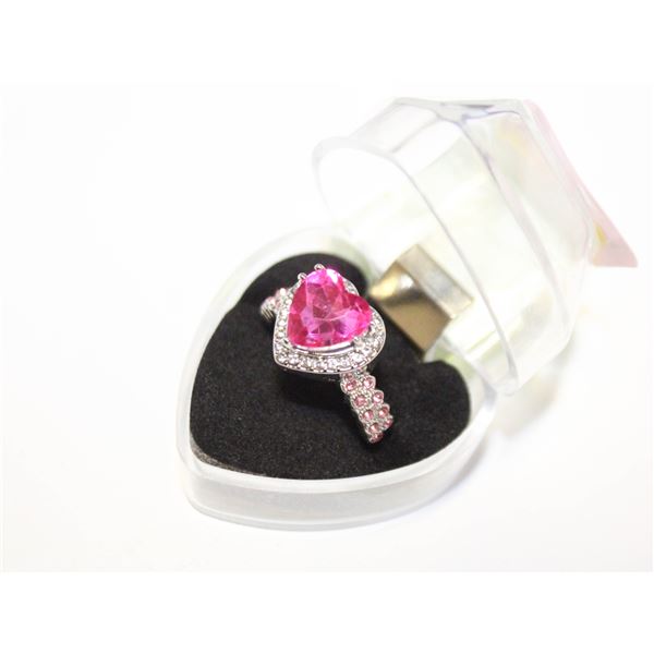 NEW HEART SHAPE RING SZ9