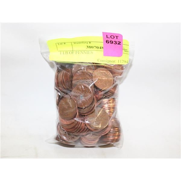1 LB OF PENNIES