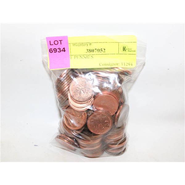 1 LB OF PENNIES