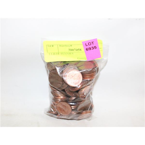 1 LB OF PENNIES